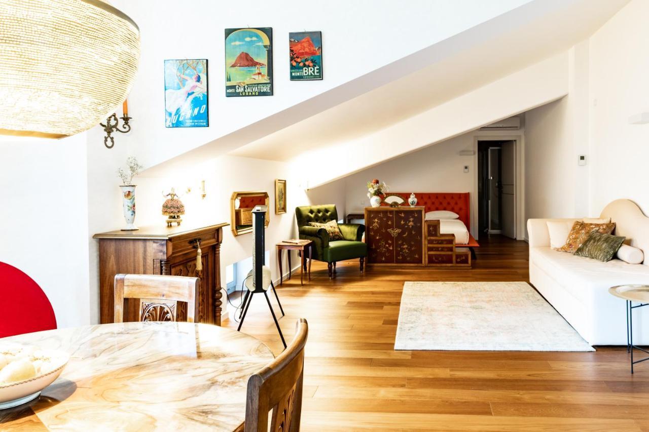 Al Ciani Balcony Suite لوغانو المظهر الخارجي الصورة